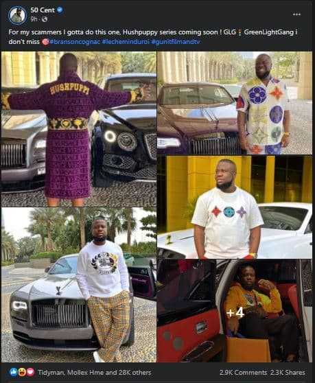 50 Cent Makes Preparations To Shoot A Film Series On Hushpuppi 2 1668078586082