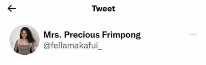 Fella Makafui Causes Public Stir On Twitter - Changes Her Name Amidst Spousal Troubles 3 1668166521645