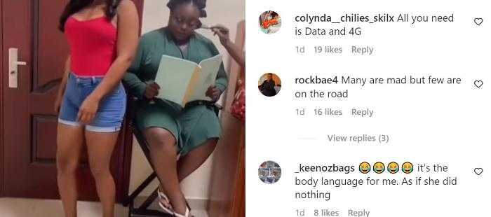 Roselyn Ngissah's Viral Video: Fans React As She Challenges Jessica William To A Dance On Set 3 1668254906785