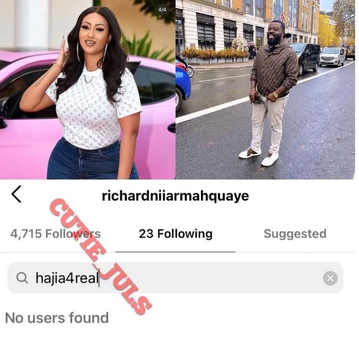 Trouble In Paradise As Hajia 4 Real's Purported Fraud Boyfriend Unfollows Her After Her Capture 8 1668259162194