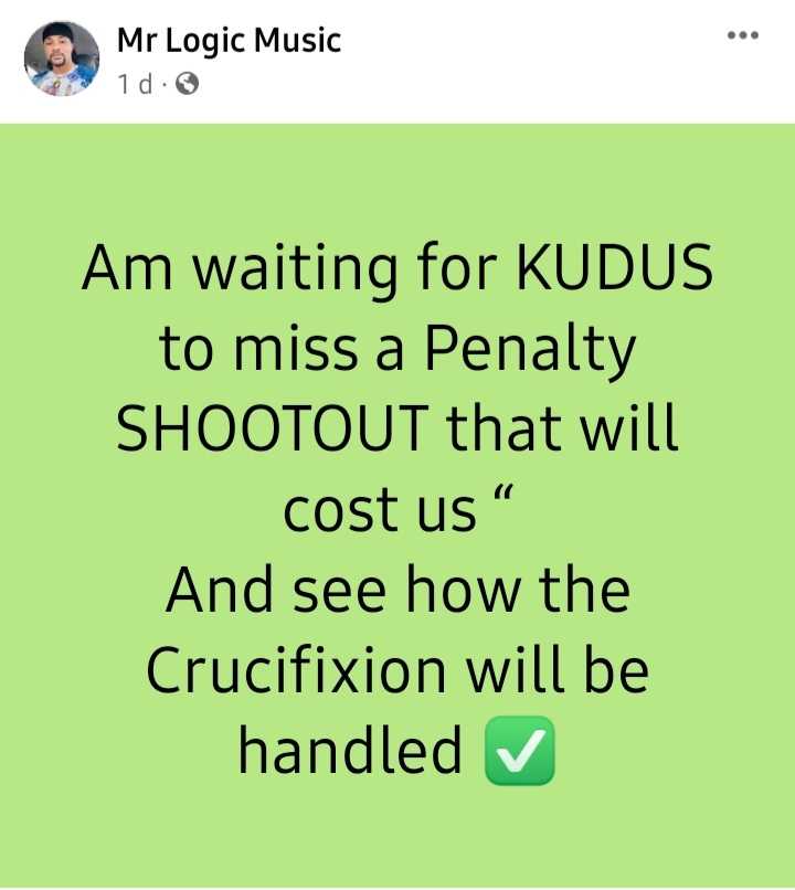 Am Waiting For Kudus To Miss A Penalty Shootout - Mr Logic Declares 2 1669824892429