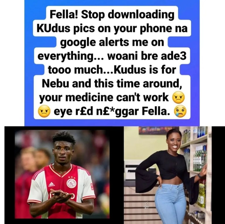 Fella Makafui Accused Of Crushing On Kudus - Actress Allegedly Obsessed Over The Football Star 2 BCA62F5B C6F4 4F9F B21A DEB242EEFB30 1