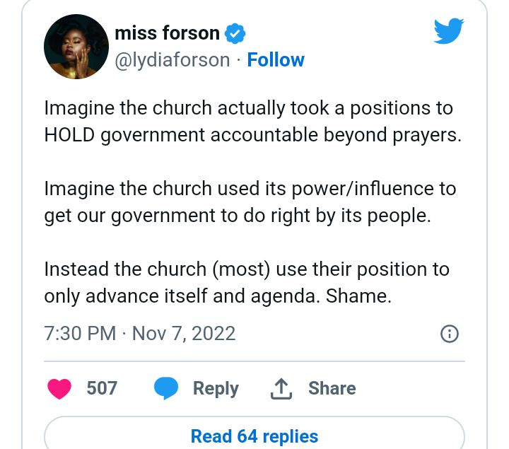Lydia Forson Criticizes Church Of Pentecost Over 3-Days Fasting Initiative For The Cedi Depreciation 2 Screenshot 20221108 102935