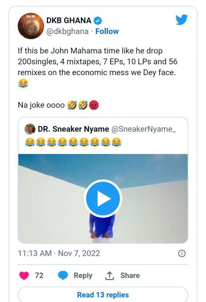 DKB Reproves Sarkodie For Staying Silent Over Nana Addo's Ineptitude 2 Screenshot 20221108 135528