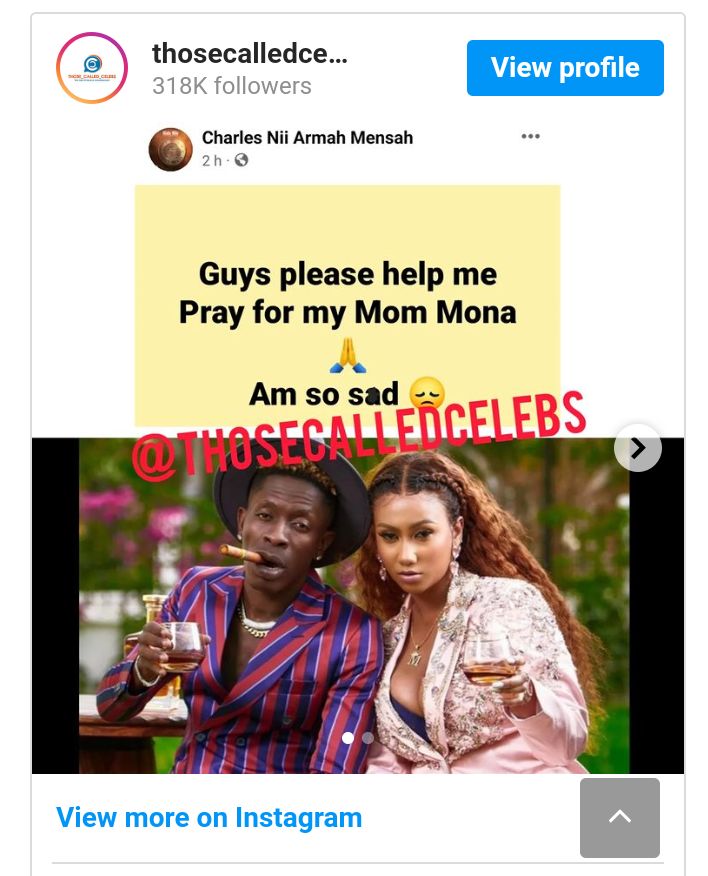 Am So Sad - Shatta Wale Laments Over Hajia 4 Real's Arrest In The United Kingdom 3 Screenshot 20221112 101657