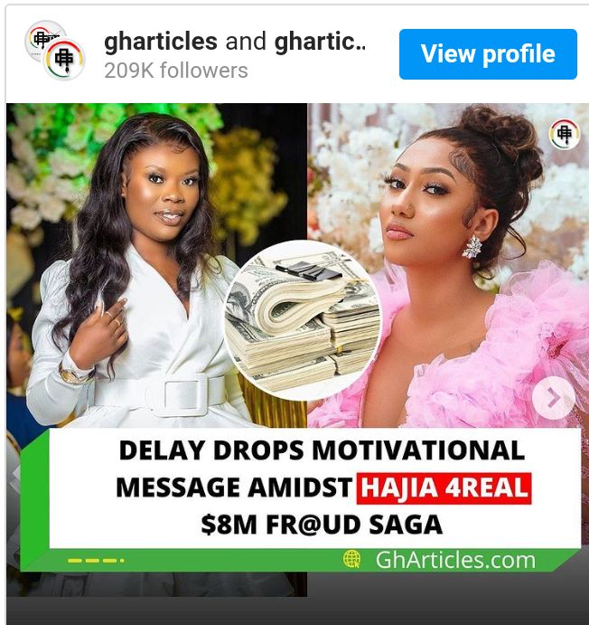 Life Is Not A Competition - Delay Weighs In On Hajia4Real's $8m Fraud Scheme Following Her Arrest 2 Screenshot 20221113 111216