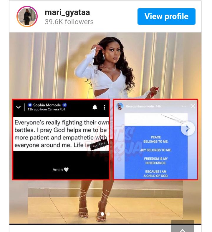 Everyone Is Fighting Their Own Battles - Davido's First Baby Mama Reacts After Purportedly Refusing To Commiserate With Him 3 Screenshot 20221115 103026