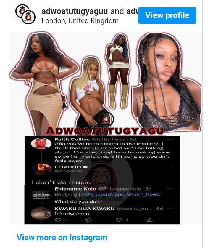 Social Media User Takes A Jab At Efia Odo - Labels Her As A Sex Worker 3 Screenshot 20221115 150846