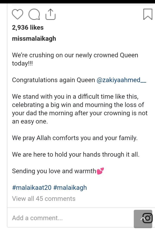 Recently Crowned Miss Malaika Queen Zakiya Ahmed Loses Her Father 3 Screenshot 20221116 204542