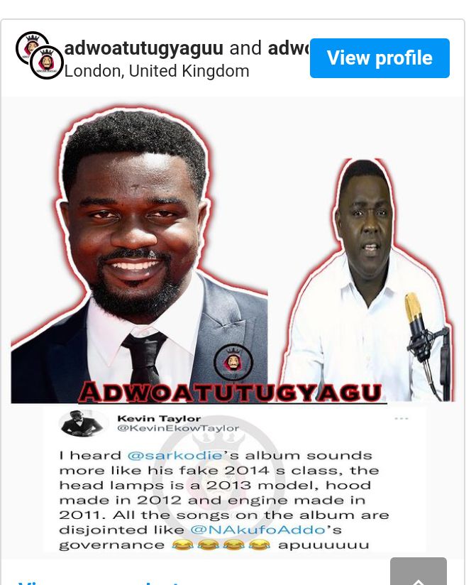 Kevin Taylor Trashes Sarkodie's New Album 'JAMZ' - Says It Is Disjointed Like Akufo-Addo's Governance 2 Screenshot 20221118 204657