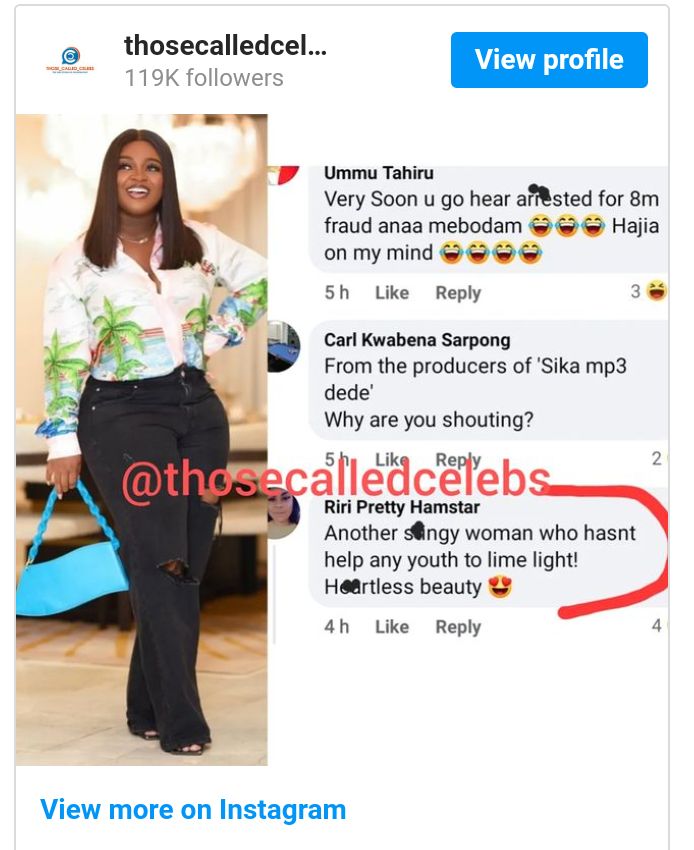 Jackie Appiah Bad-Mouthed Over Spending GHS 12,640 On A Casablanca Shirt - Actress Described As Stingy 2 Screenshot 20221120 115941