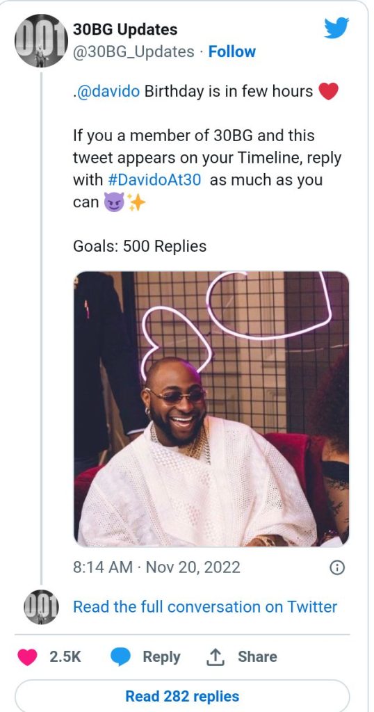 Fans Cheer Davido As He Celebrates His 30th Birthday In Grand Style 2 Screenshot 20221121 091524