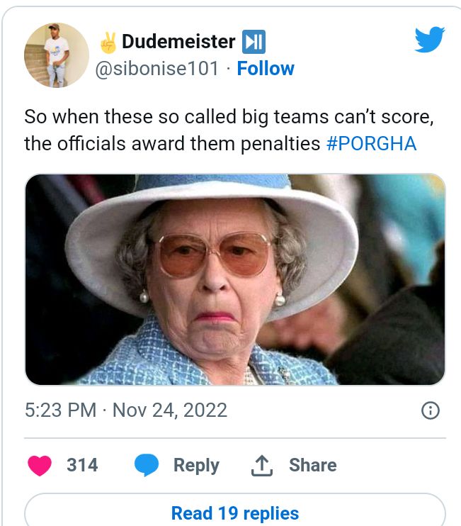 Ghanaian Celebrities React To Portugal's Penalty Against The Black Stars As They Insist 'They've Rob Us' 2 Screenshot 20221124 222800