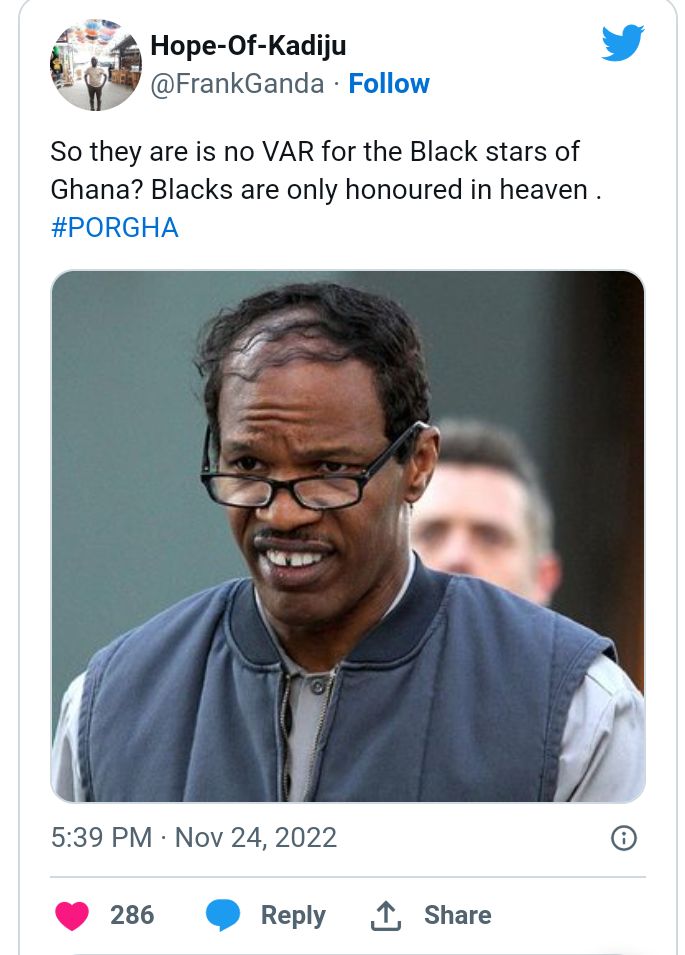 Ghanaian Celebrities React To Portugal's Penalty Against The Black Stars As They Insist 'They've Rob Us' 4 Screenshot 20221124 222827