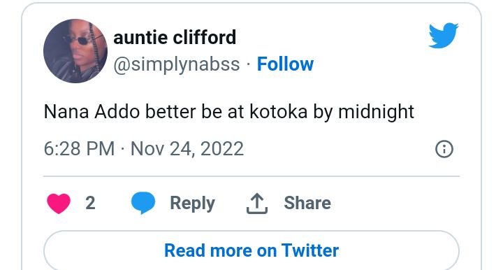 "It's All His Fault" - Ghanaians Excoriate Akufo-Addo As They Blame Him For Black Stars' Loss Against Portugal 4 Screenshot 20221124 234818