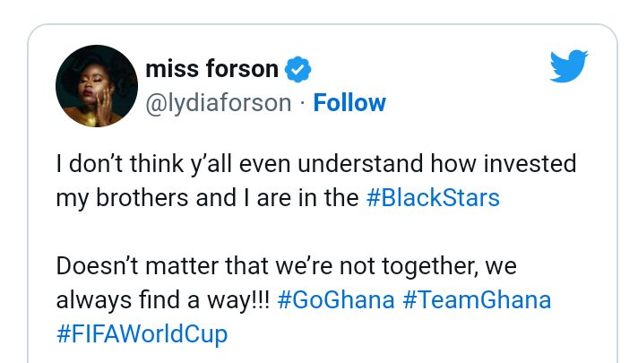 Ghanaian Celebrities Applaud The Black Stars After Their Sensational Win Against South Korea 4 Screenshot 20221128 220145
