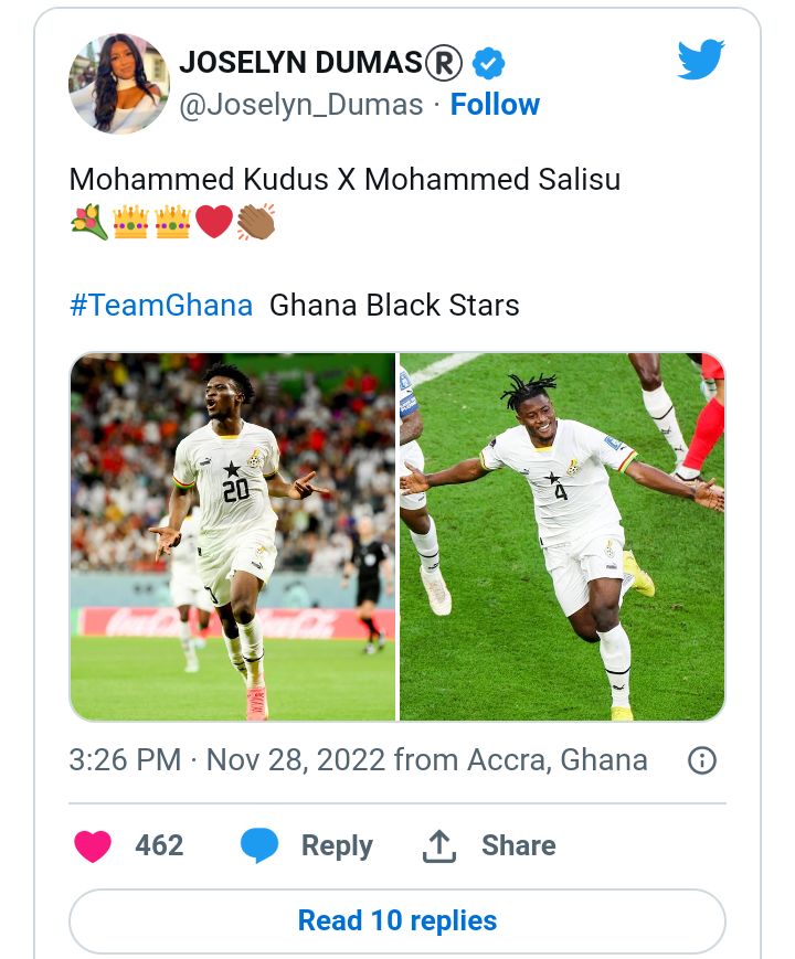 Ghanaian Celebrities Applaud The Black Stars After Their Sensational Win Against South Korea 6 Screenshot 20221128 220235