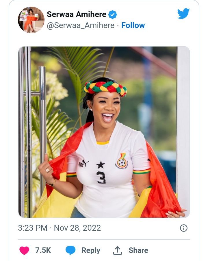 Ghanaian Celebrities Applaud The Black Stars After Their Sensational Win Against South Korea 7 Screenshot 20221128 220257