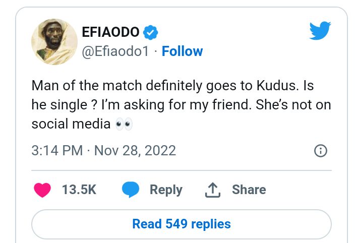 Ghanaian Celebrities Applaud The Black Stars After Their Sensational Win Against South Korea 8 Screenshot 20221128 220312