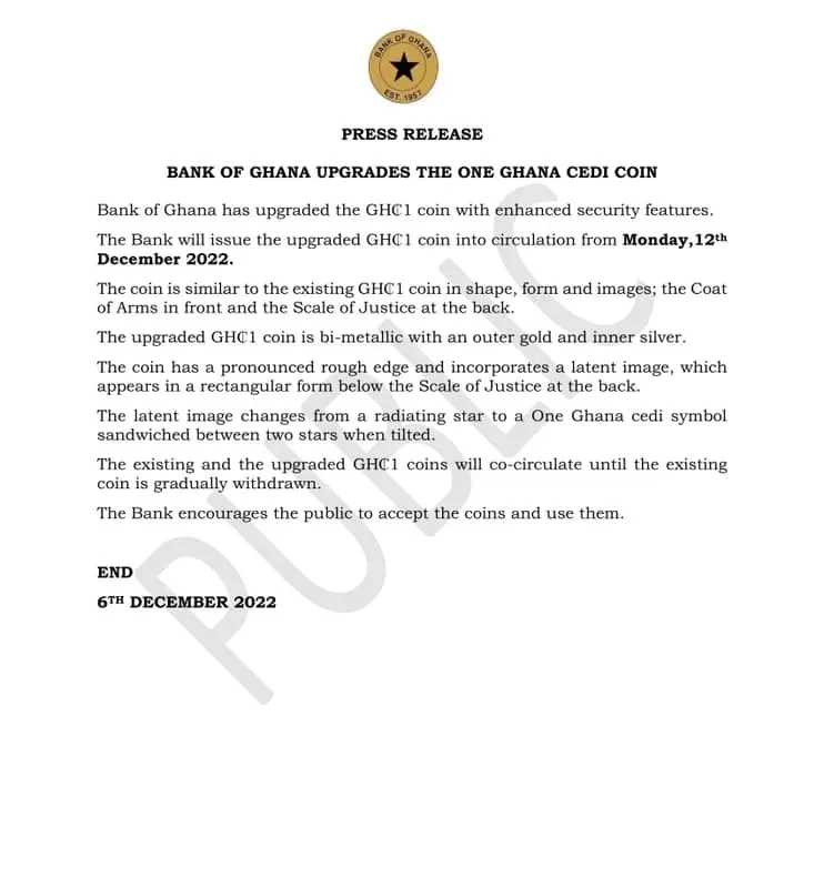 Bank Of Ghana Enhances GHc1 Coin With New Features 3 1670384308293 1