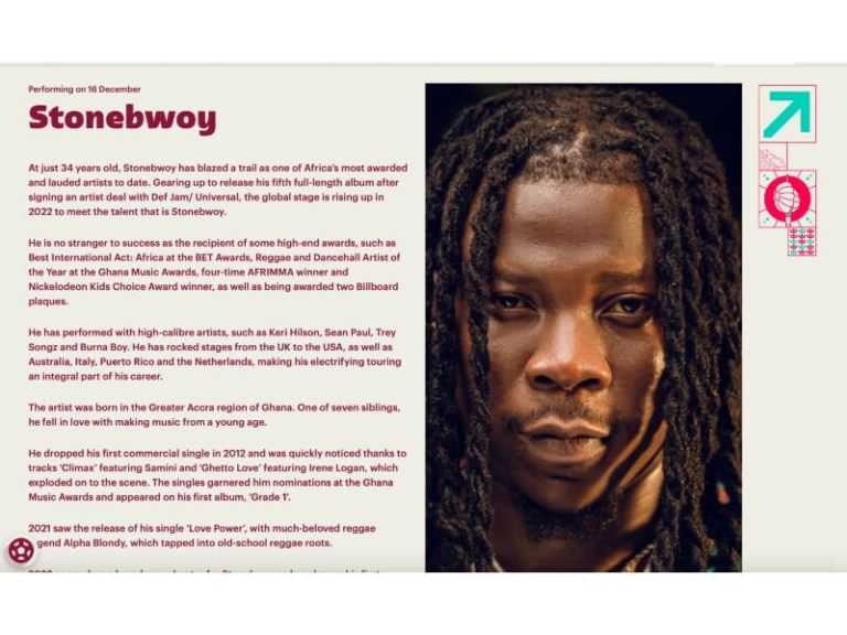 Stonebwoy All Set To Perform At FIFA World Cup Fan Festival In Qatar 2 1670984830889