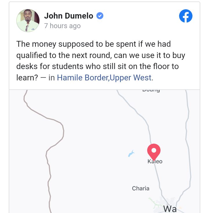 Can Black Stars' Budgetary Allocation Be Used To Buy Desks For Students Who Sit On Floors? - John Dumelo Queries 2 Screenshot 20221203 152900