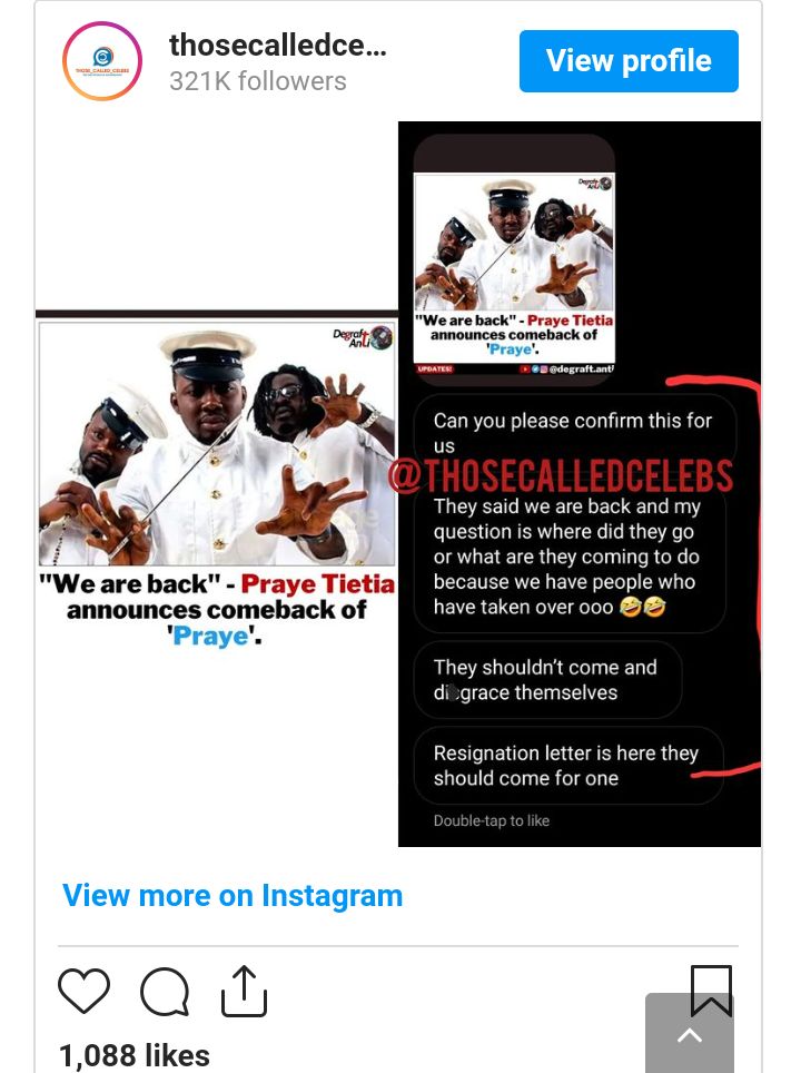 Don't Come And Disgrace Yourselves - Fans Descend On Praye After Declaring Another Comeback 2 Screenshot 20221210 030249