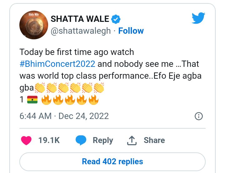 Shatta Wale Applauds Stonebwoy After Bhim Concert Ends On A High Note 2 Screenshot 20221226 020244