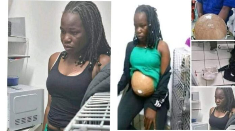 South Africa Woman caught attempting to shoplift using fake pregnancy belly 8 South Africa Woman