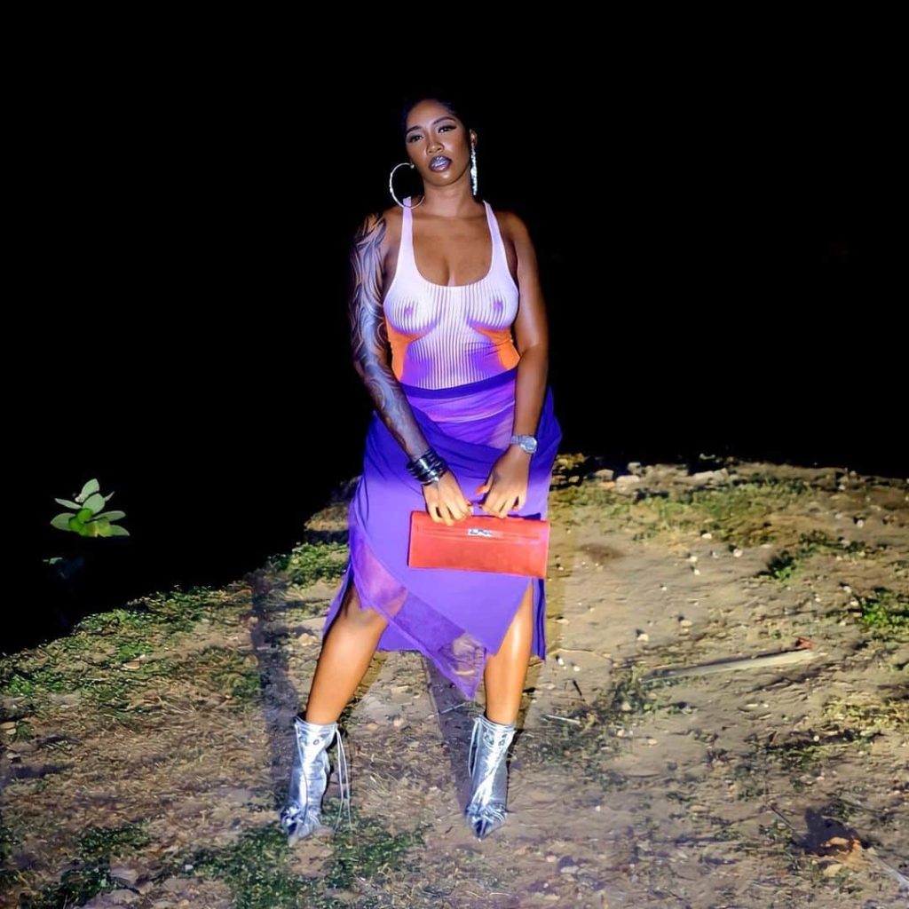 Tiwa Savage exposes her private parts in a crazy see-through outfit 3 Tiwa Savage exposes her private parts
