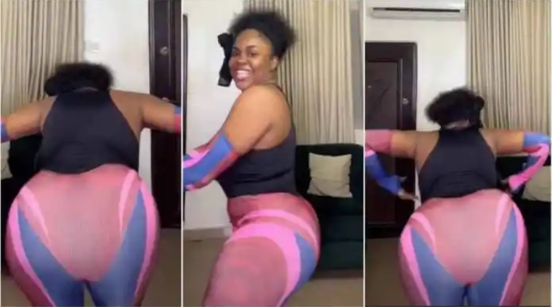 Comedienne, Ada Jesus triggers taunts as she puts massive behind on display in new video 2 Ada Jesus