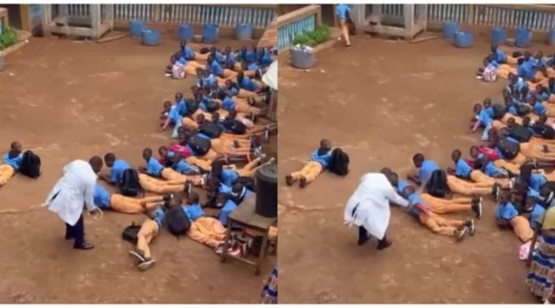 <strong>“Arrest him” – Angry reactions to teacher flogging students military-style</strong> 2 teacher