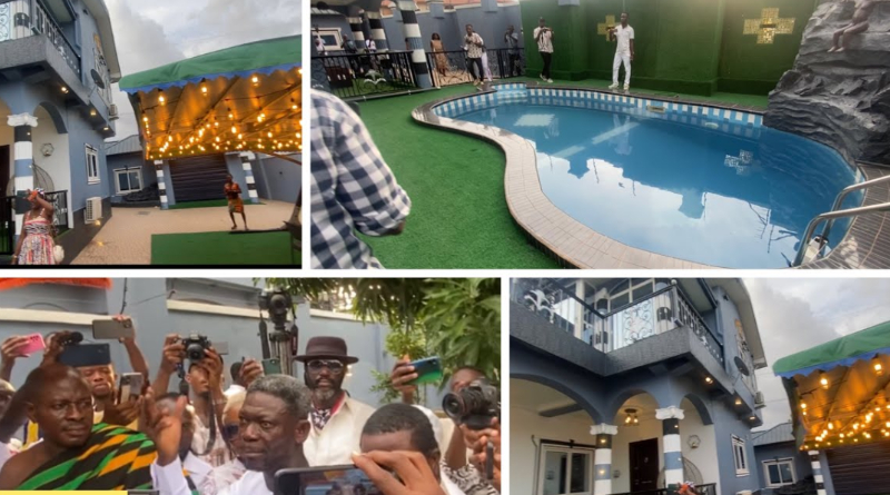Agya Koo flaunts his over-a-million-dollar mansion for the first time 2 Agya Koo flaunts his over-a-million-dollar mansion for the first time