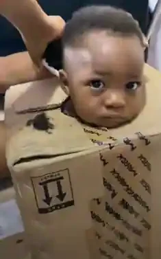 Father Puts Troublesome Son Inside Box