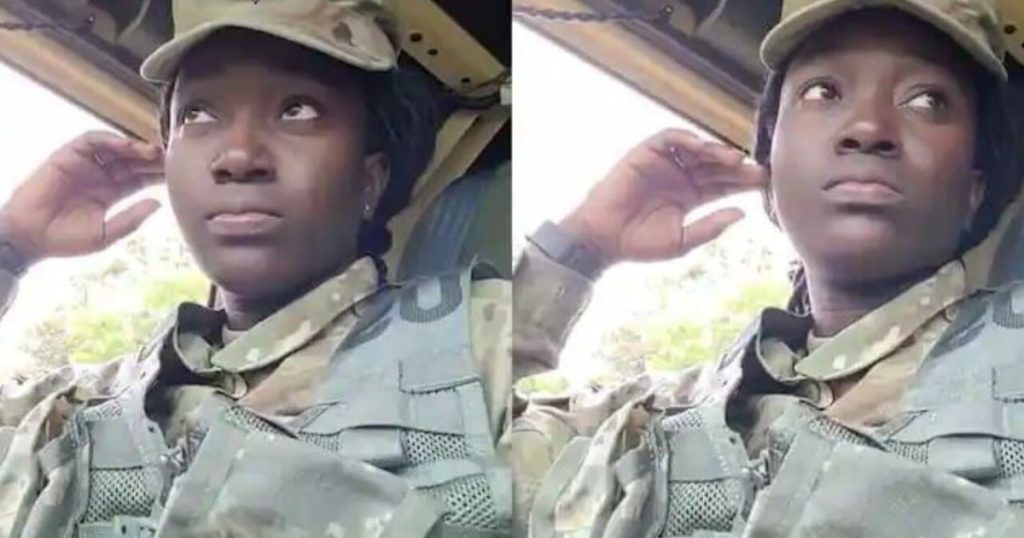 “I haven’t bathed for the past three days” – Female soldier laments