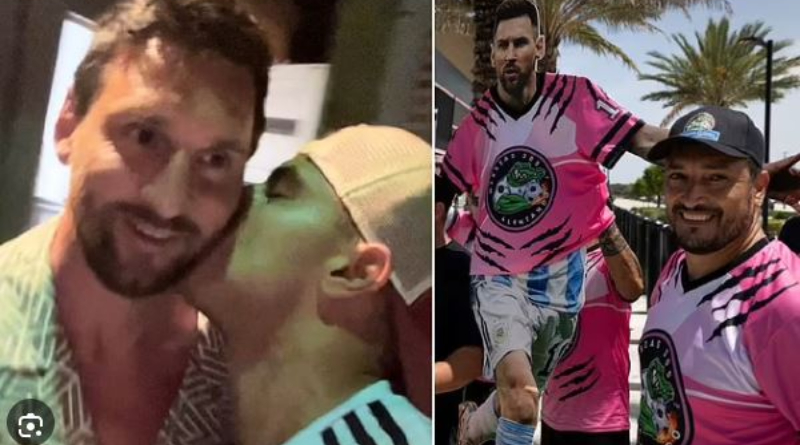 How A Fan KISSED Lionel Messi On His First Miami Night Out 2 A Fan KISSED Lionel Messi