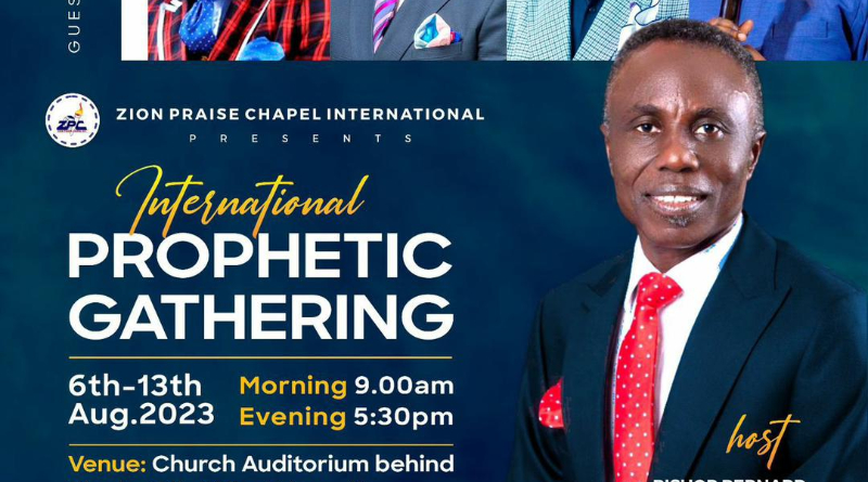 International Prophetic Gathering, IPG’23 Commences On The 6th of August. 8 International Prophetic Gathering