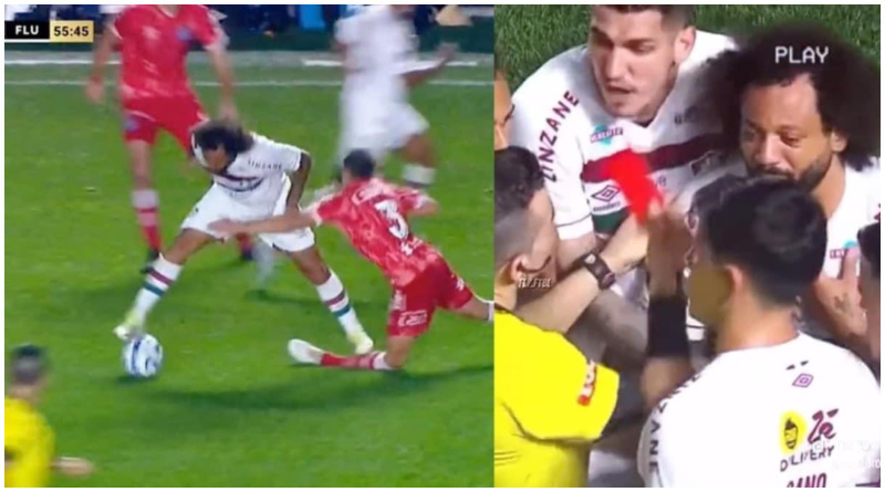 Marcelo sent off in tears after his tackle leaves opponent’s knee completely dislocated 2 Marcelo