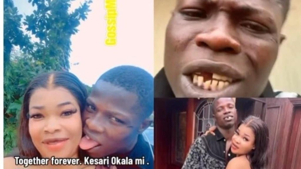 “It’s because of his money” – Reactions as man flaunts his extremely beautiful lover online 3 beautiful