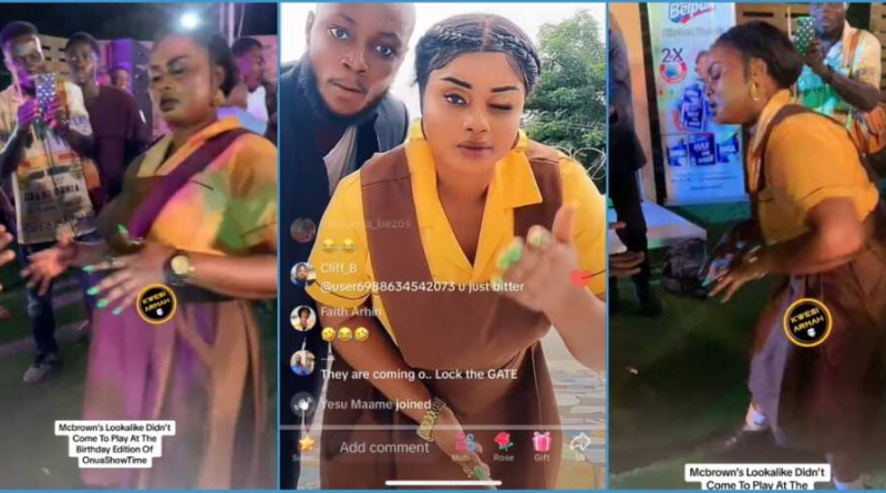 VIDEO: Nana Ama Mcbrown And Her Lookalike Engaged In A Serious Fight 2 Nana Ama Mcbrown And Her Lookalike Engaged In A Serious Fight