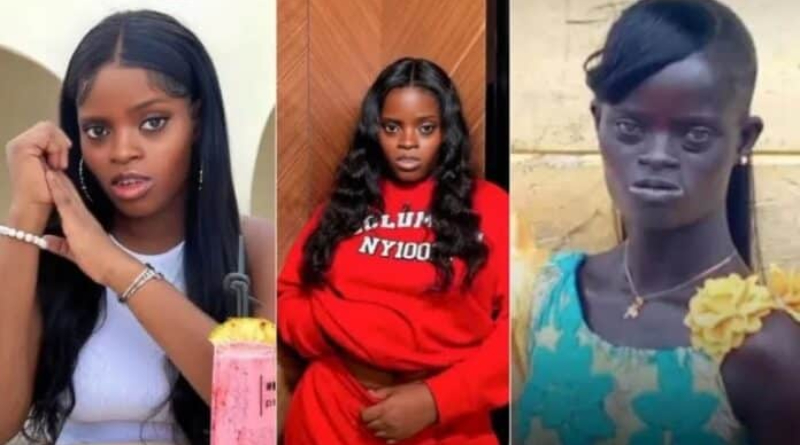 Lady causes stir as she shares amazing transformation (Video) 2 transformation