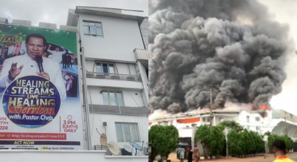 VIDEO: The Lagos Christ Embassy Headquarters Catches Fire 2 Christ Embassy Headquarters