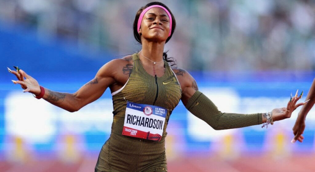 Sha'Carri Richardson Qualifies For 2024 Paris Olympics After Winning The 100-Meter Final 2 Sha'Carri Richardson Qualifies For 2024 Paris Olympics After Winning The 100-Meter Final