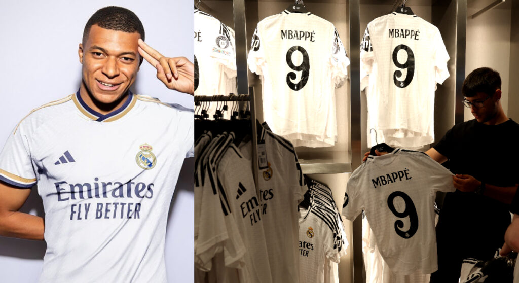 Kylian Mbappe’s Real Madrid shirt sales smashing records on Day 1 2 Kylian Mbappe’s Real Madrid shirt sales