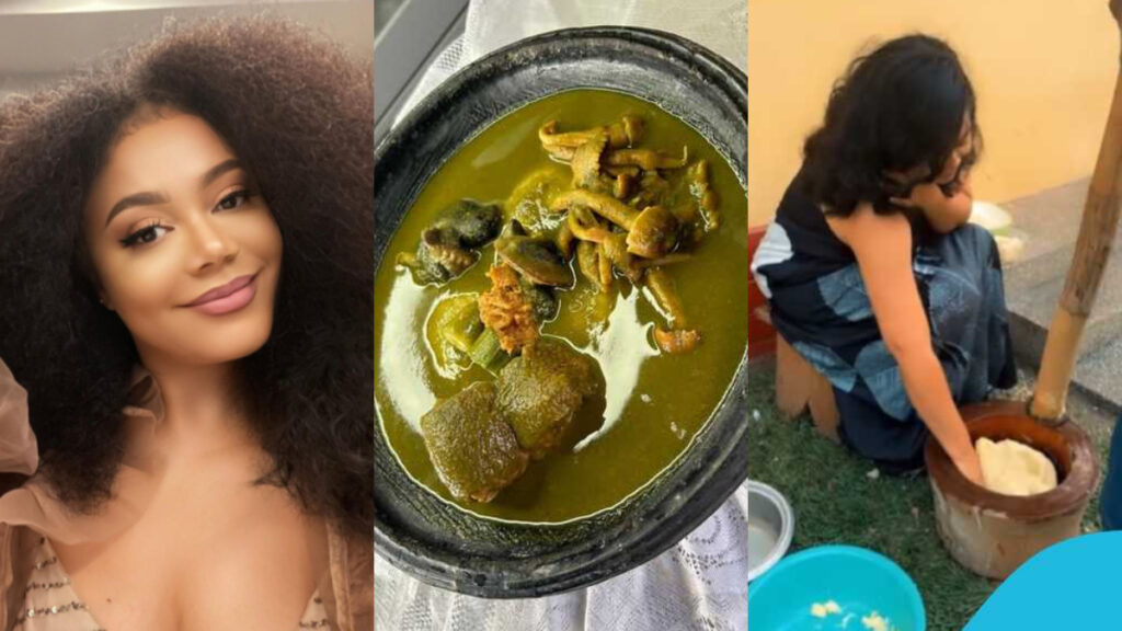 Nadia Buari Goes Viral For Pounding Fufu (VIDEO) 2 Nadia Buari Goes Viral For Pounding Fufu (VIDEO)