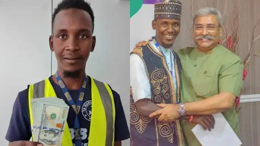 Honest Kano Airport Cleaner Promoted After Returning $10,000 Found on Plane 2 Honest Kano Airport Cleaner Promoted After Returning $10,000 Found on Plane