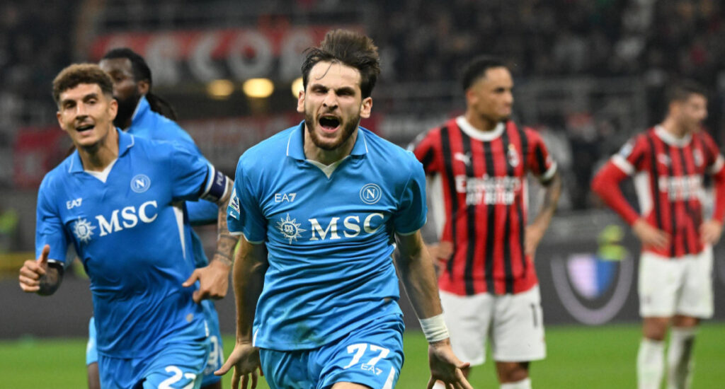 Napoli chasing Serie A dream after beating Milan 2-0 2 Napoli chasing Serie A dream after beating Milan 2-0