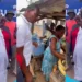 DR. Mahamudu Bawumia Enjoys Roasted Plantain By The Roadside