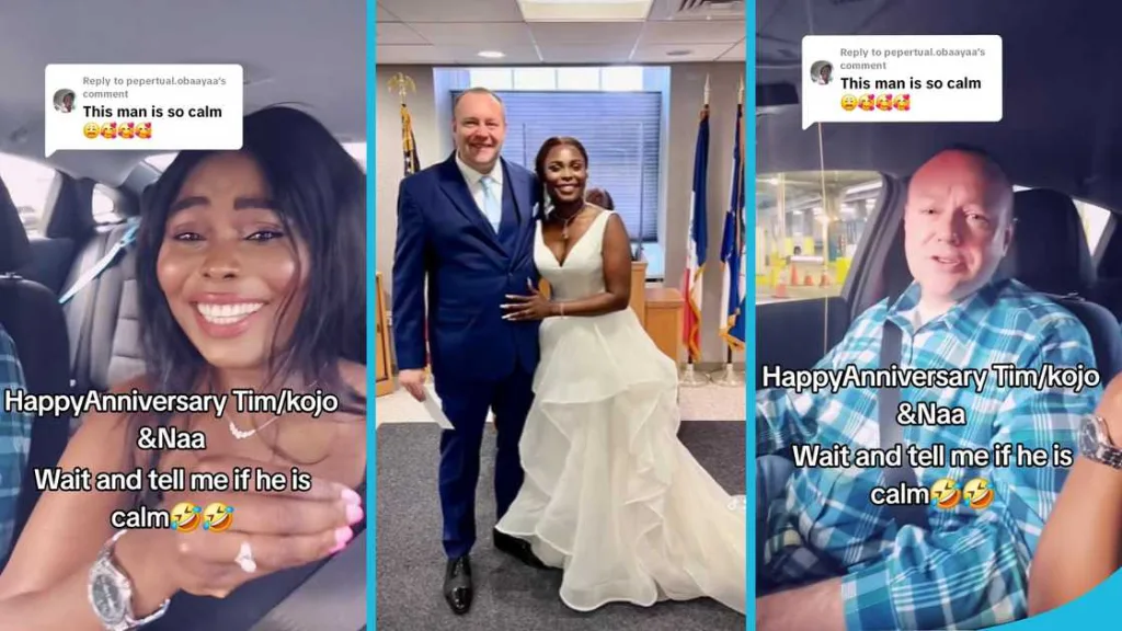 Kwaku Manu’s Ex-Wife Naa Okailey Celebrates 1st Anniversary With New Husband Tim