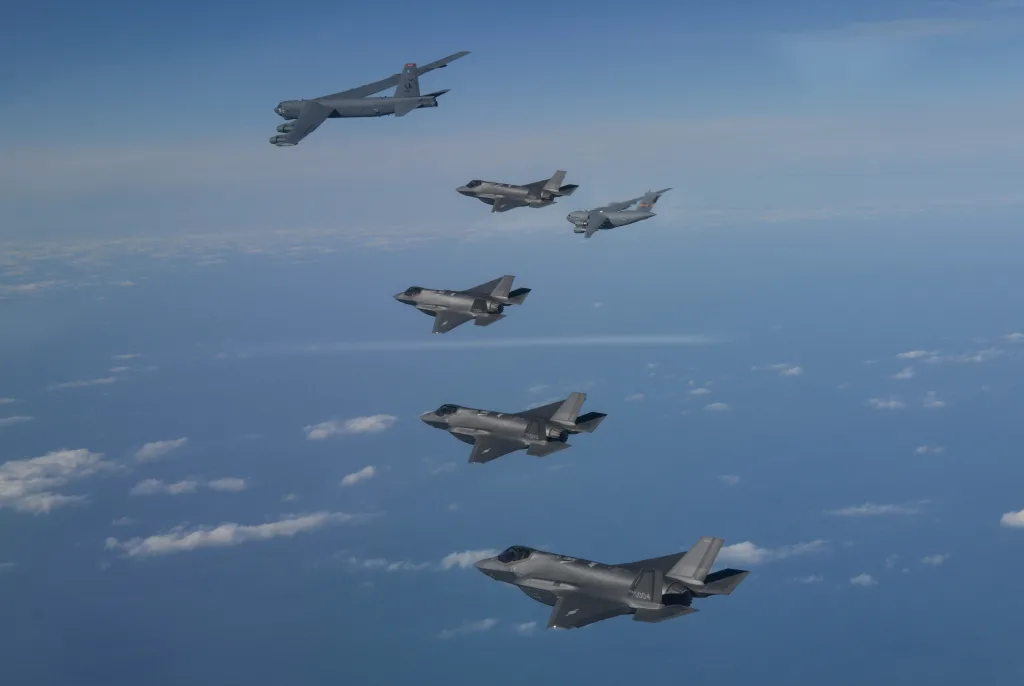 South Korea, Japan, and US Hold Air Exercise as Defense Chiefs Convene 4 South Korea, Japan, and US Hold Air Exercise as Defense Chiefs Convene